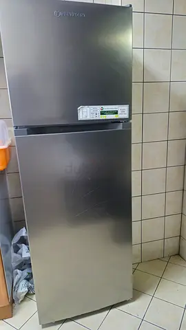 Stainless Steel Double-Door Refrigerator (excellent Condition)