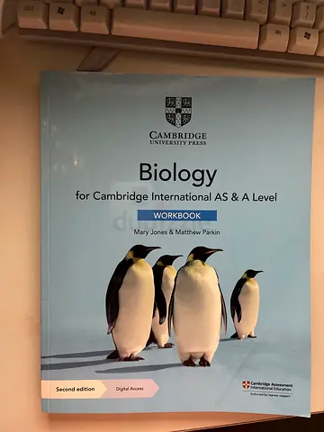 Cambridge International AS  a Level Biology Workbook with Digital Access (2 Years