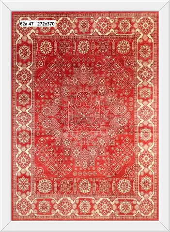 9*12ft 2.7x3.7 handmade new Classic Red Patterned Style Carpet afghan wool living room bedroom rug