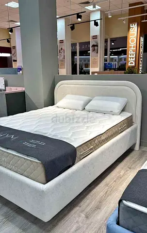 Upholstered queen Size Bed Frame