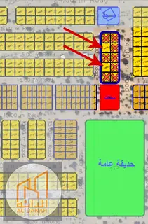 Residential plots for sale in Al Hoshi with easy installment plans over 3 years.