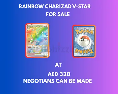 Pokémon Rainbow Charizard VSTAR Rare