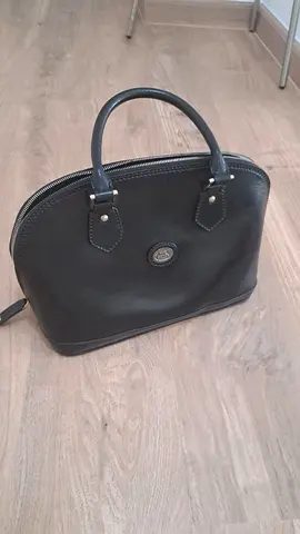 The Bridge Black Italian Leather Handbag – Genuine Leather