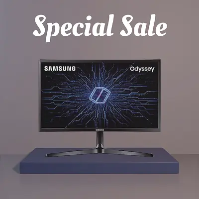 Samsung 24 Inch Curved Gaming Monitor 144Hz Refresh Rate AMD Freesync LC24RG50F