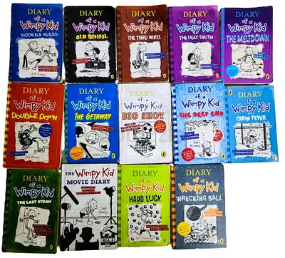 Diary of a Wimpy Kid – Complete 14 Book Collection | Jeff Kinney
