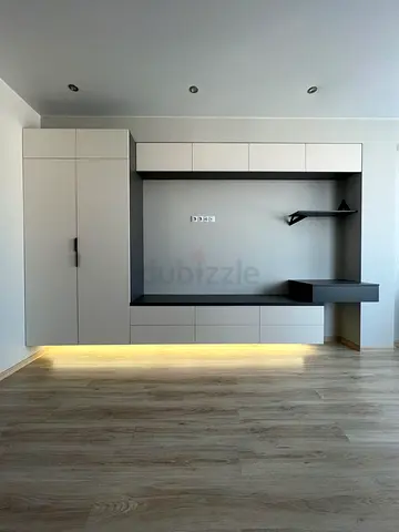 Modern built-in wall unit