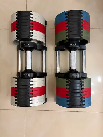Pair of 32 KG adjustable dumbbells ( 32 KG + 32 KG)