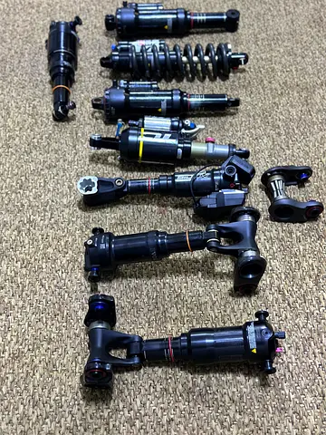 Collection of Mountain Bike Rear Shocks / Suspension Units (Various Models)