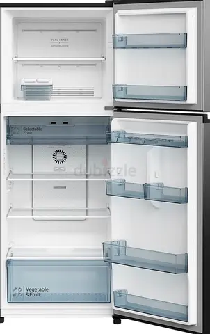 Compact double-door refrigerator - working, good condition 2 years old bought brand new