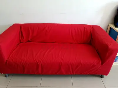 Red Sofa in Good Condition