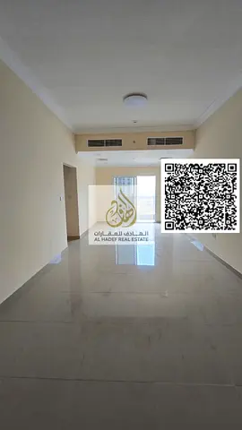 غرفتين وصالة للإيجار السنوي بعجمان الجرف 3 قريب من السوق الصيني، 3 حمام وبلكونة وخزائن بالحائط، تاور جديد أول ساكن، السعر 43 ألف على 4 دفعات، تأمين شي