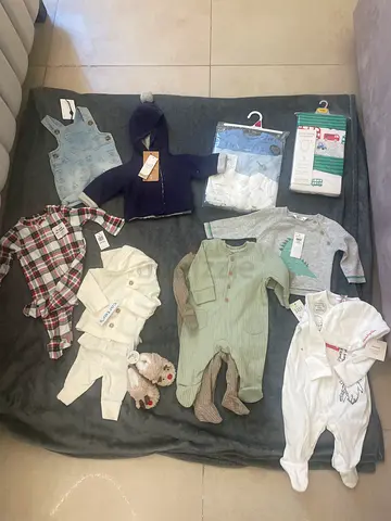 Bundle of Newborn Baby Bodysuits and Knit Jacket - Unopened brand new all with labels NEWBORN / 3m