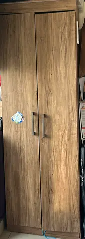 Two-door Wooden Wardrobe / Storage Cabinet - Good Condition