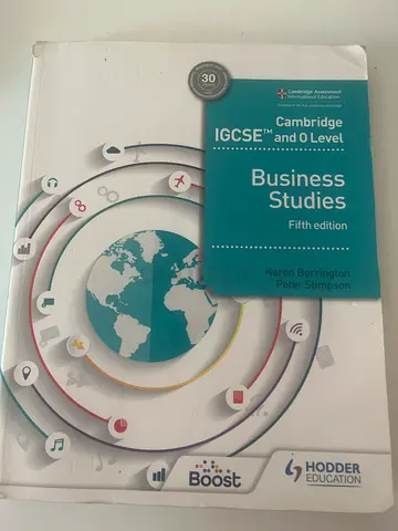 IGCSE and O Level Business Studies (5th Edition) - Cambridge textbook