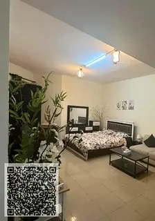 Studio apartment for sale in Horizon Towers, Al Rashidiya, Ajman, with parking, large area, furnishe