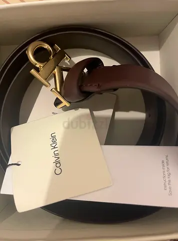 Brand new , CK burgundy leather belt
