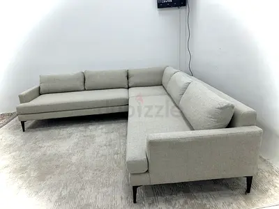 Excellent condition west elm corner sofa