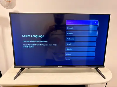 Hisense Smart TV 32” inch. Used rarely for an year.