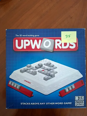 Upwords board game (Hasbro) - 3D word building, complete