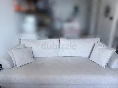 3-Seater Light Beige Couch