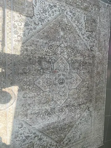 Large neutral beige cream Rug