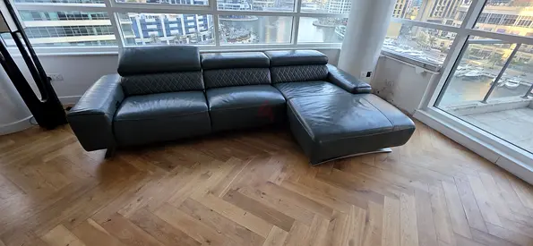 Premium Quality real leather electric recycliner lshape sofa comfortable From Koila living brand