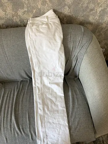 White Cotton Trousers