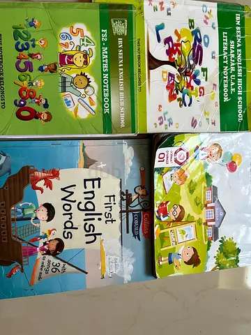 Set of Childrens English  School Notebooks (Ibn Seena, Collins)