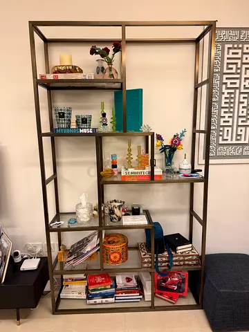Metal Frame Open Shelving Unit / Display Rack - 5-Tier
