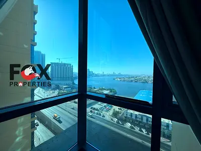 Largest 3 Bedroom Apartment for Annual Rent Ajman Creek Towers Al Rashidiya 1 Maid Room 2 Balconies Spacious Layout