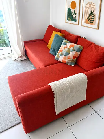 Sofa bed L-shaped Fabric