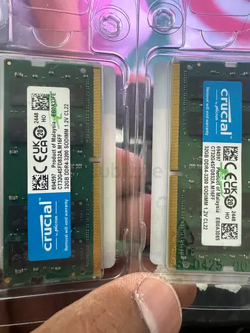 Crucial 64GB Kit (2×32GB) DDR4 3200MHz Laptop RAM | CL22 SODIMM | High Performance Upgrade