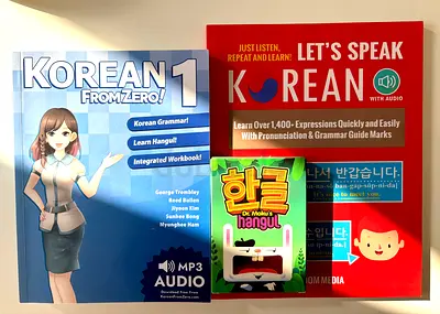 Korean for beginners (set of 3)