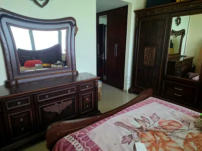 King Size Bedroom Set | Mattress + Wardrobe + Nightstands + Dresser