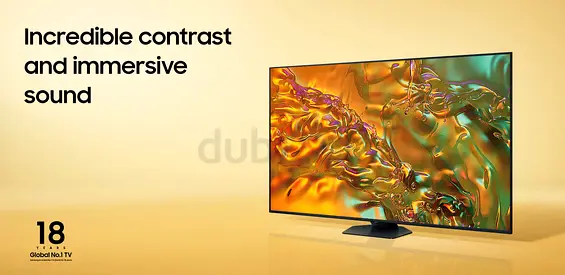 Samsung 85 Smart QLED TV - 4K, 85Q80D