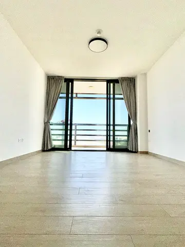 Two bedrooms and a living room for annual rent in Sharjah, Misk Aljada area, with 3 bathrooms. Very spacious. Very upscale area, close to all services