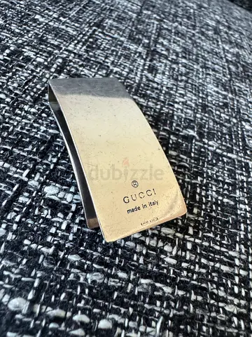 Gucci Sterling Silver Money Clip. Pre-Owned.