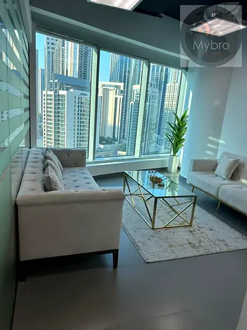 Furnished Office | Prime Tower | Burj & Canal View