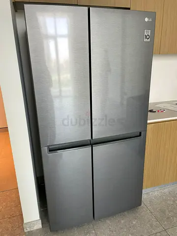 LG 4-Door French Refrigerator - Stainless Steel, Excellent Condition