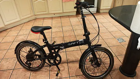 Used Isaft Folding Bike — Rear Wheel and Gear Set in Good Condition
