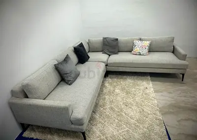 Perfect condition west elm corner sofa