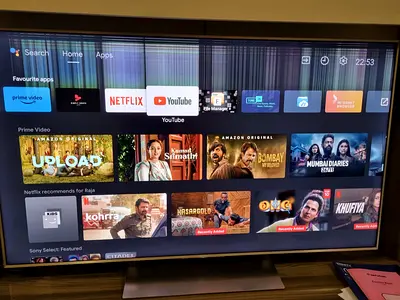 55-inch 4K UHD Smart LED TV (screen damaged, works otherwise)