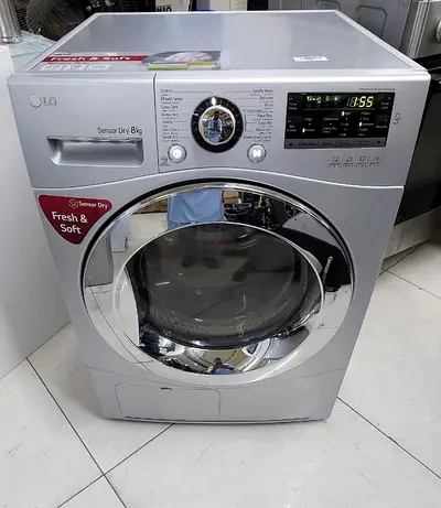 LG latest model 8 kg sensor dryer inside light touch screen 100% dryer