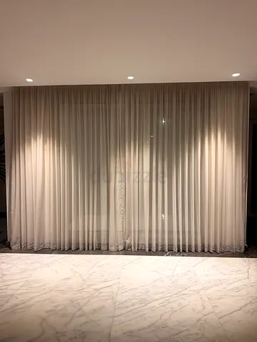 Full-length sheer curtain set (floor-to-ceiling) 6 sets
