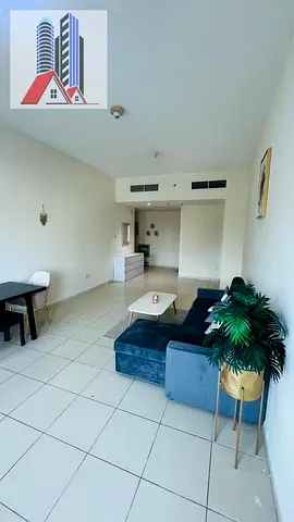 1 BHK for Sale in Ajman One Towers Close Kitchen With Parking.