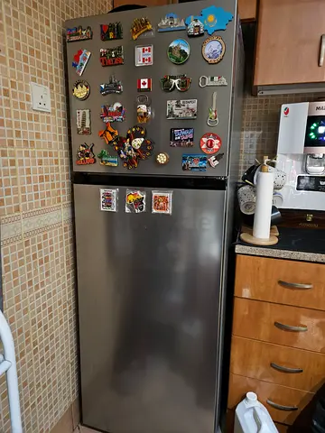 Midea Stainless Steel Double-Door Refrigerator (Good Working Condition)