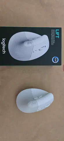 Logitech Lift Vertical Ergonomic Mouse - White (Like New)