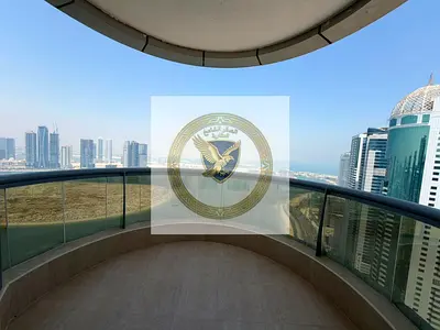 3BR apartment in Al Mamzar, sea view, maid room, free parking, master rooms, free maintenance, prime location, easy Dubai access, luxury finishing.