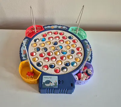 Classic Battery-Operated Fishing Game - Complete Set