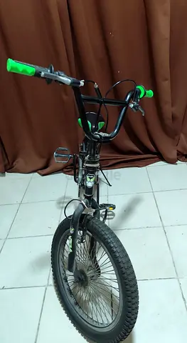 Black and Green BMX Style Bicycle for kids